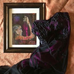 JS Boutique purple gown, Sz. 10